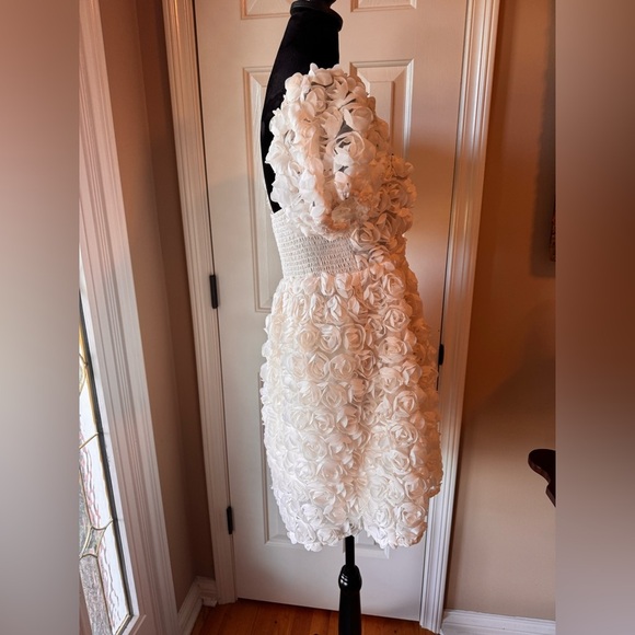 Altar'd State Cream Rosette Mini Dress - Picture 8 of 10